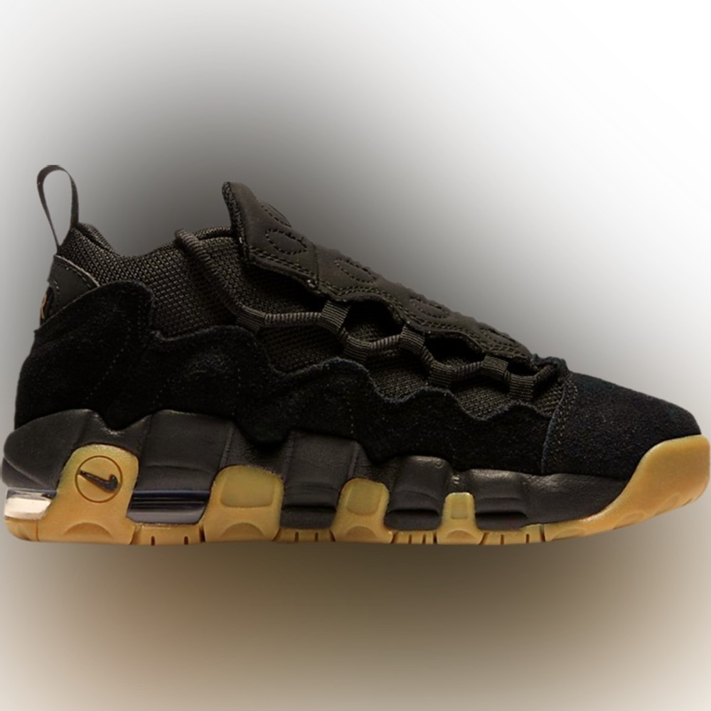Nike air more money men’s black shoes size 14